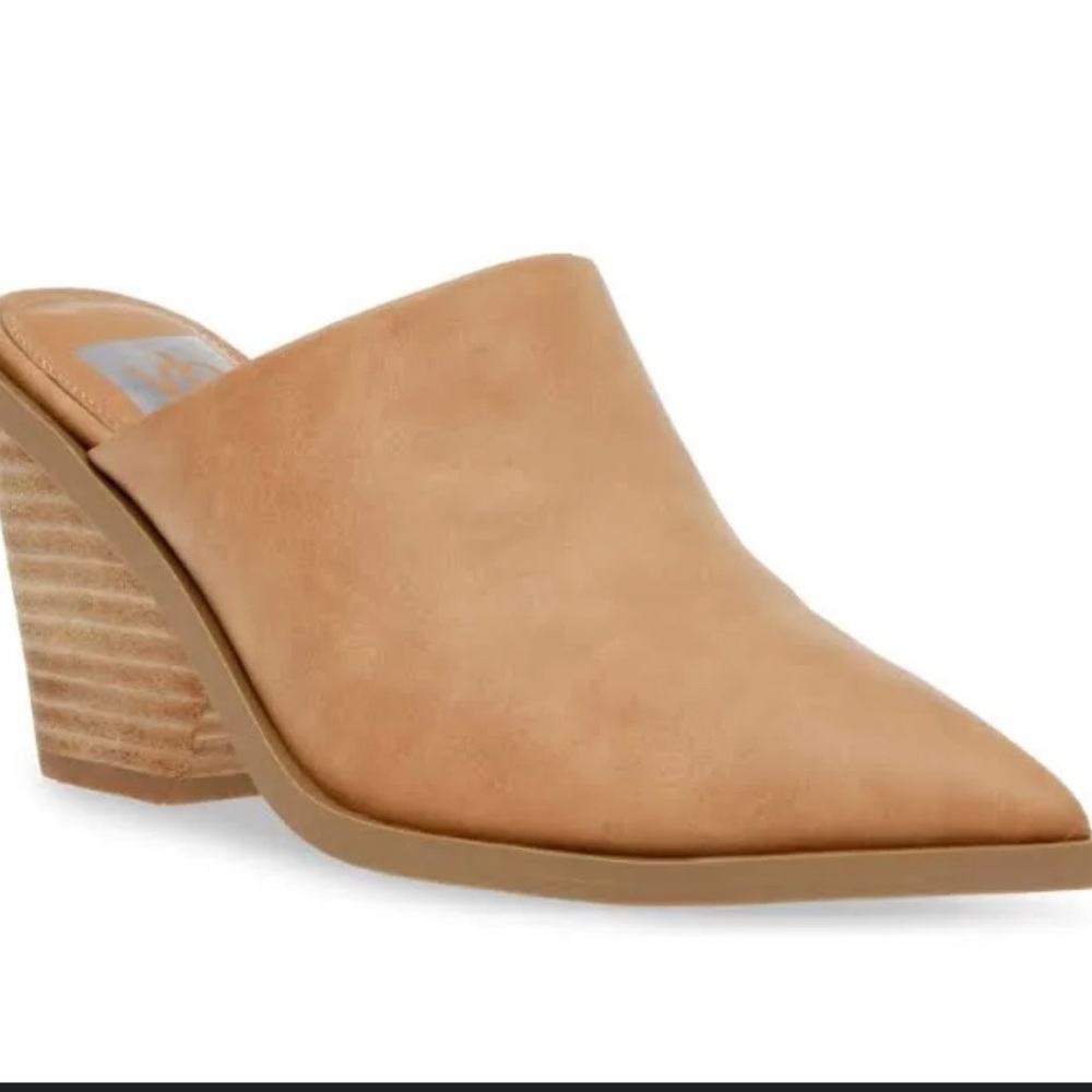 Dolce Vita Davina Camel Heeled Mule Sz-7.5